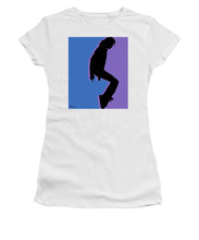 Pop King Music Tee Shirt - Women's T-Shirt (Athletic Fit) Women's T-Shirt (Athletic Fit) Pixels White Small 