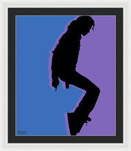 Pop King Music Tee Shirt - Framed Print Framed Print Pixels 25.000" x 30.000" White Black