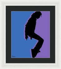 Pop King Music Tee Shirt - Framed Print Framed Print Pixels 13.375" x 16.000" White Black
