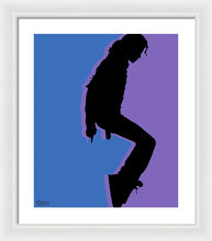 Pop King Music Tee Shirt - Framed Print Framed Print Pixels 16.625" x 20.000" White White