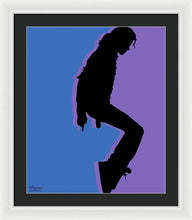 Pop King Music Tee Shirt - Framed Print Framed Print Pixels 20.000" x 24.000" White Black