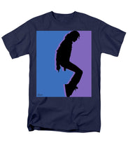 Pop King Music Tee Shirt - Men's T-Shirt  (Regular Fit) Men's T-Shirt (Regular Fit) Pixels Navy Small 