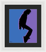 Pop King Music Tee Shirt - Framed Print Framed Print Pixels 11.625" x 14.000" White Black