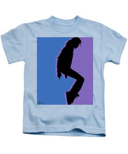 Pop King Music Tee Shirt - Kids T-Shirt Kids T-Shirt Pixels Light Blue Small 