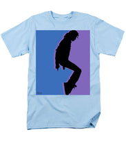 Pop King Music Tee Shirt - Men's T-Shirt  (Regular Fit) Men's T-Shirt (Regular Fit) Pixels Light Blue Small 