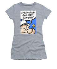 Popeye Laughs - Women's T-Shirt (Athletic Fit)