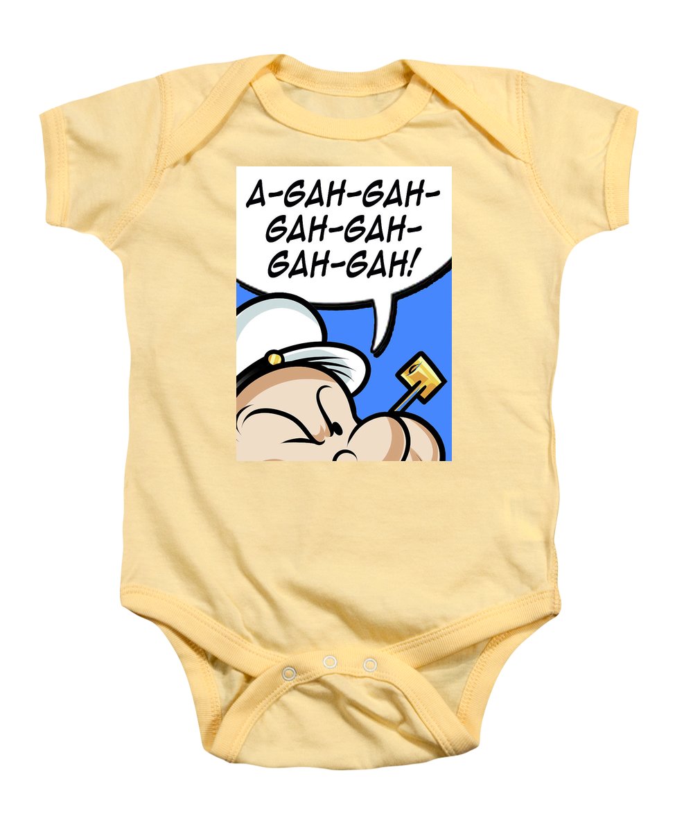 Popeye Laughs - Baby Onesie