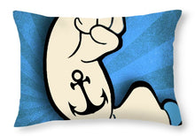 Popeye Muscle - Throw Pillow