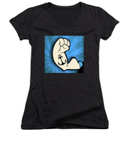 Popeye Muscle - Women's V-Neck (Athletic Fit)