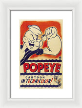 Popeye Technicolor - Framed Print