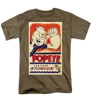 Popeye Technicolor - Men's T-Shirt  (Regular Fit)
