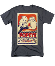 Popeye Technicolor - Men's T-Shirt  (Regular Fit)