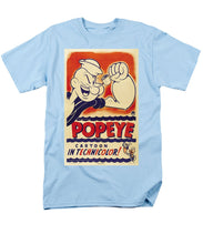 Popeye Technicolor - Men's T-Shirt  (Regular Fit)