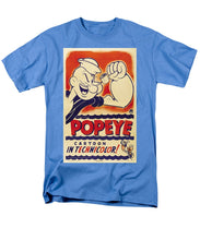 Popeye Technicolor - Men's T-Shirt  (Regular Fit)