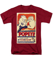 Popeye Technicolor - Men's T-Shirt  (Regular Fit)