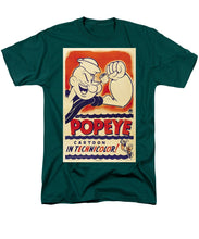 Popeye Technicolor - Men's T-Shirt  (Regular Fit)