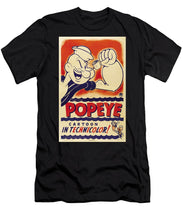 Popeye Technicolor - Men's T-Shirt (Athletic Fit)