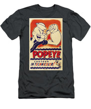 Popeye Technicolor - Men's T-Shirt (Athletic Fit)