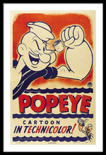 Popeye Technicolor - Framed Print
