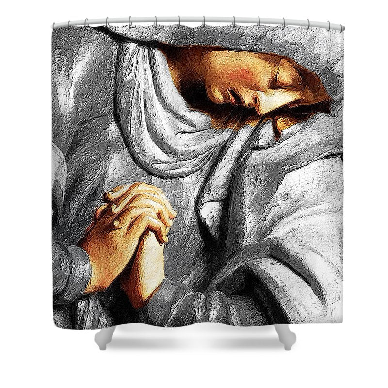 Pray - Shower Curtain