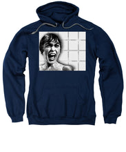 Psycho By Alfred Hitchcock, With Janet Leigh Shower Scene H Black And White - Sweatshirt