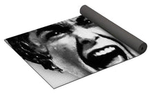 Psycho By Alfred Hitchcock, With Janet Leigh Shower Scene H Black And White - Yoga Mat