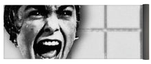 Psycho By Alfred Hitchcock, With Janet Leigh Shower Scene H Black And White - Yoga Mat