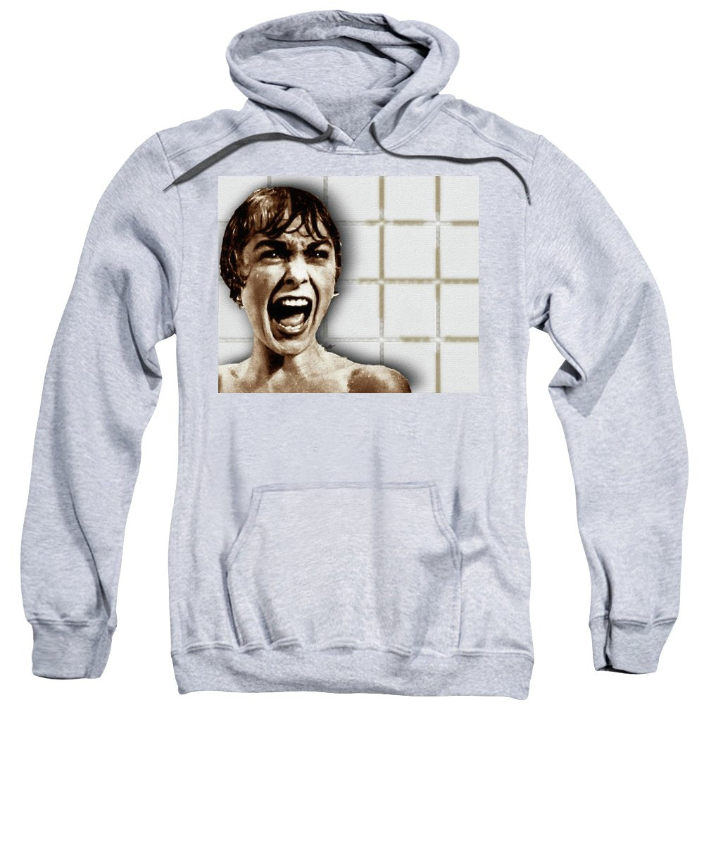 Psycho By Alfred Hitchcock, With Janet Leigh Shower Scene H Color - Sweatshirt