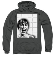 Psycho By Alfred Hitchcock, With Janet Leigh Shower Scene V Black And White - Sweatshirt
