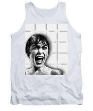 Psycho By Alfred Hitchcock, With Janet Leigh Shower Scene V Black And White - Tank Top