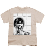 Psycho By Alfred Hitchcock, With Janet Leigh Shower Scene V Black And White - Youth T-Shirt