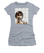 Psycho By Alfred Hitchcock, With Janet Leigh Shower Scene V Color - Women's T-Shirt (Athletic Fit)