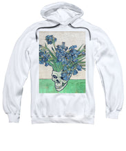 Punk Van Gogh Irises Skull - Sweatshirt
