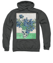 Punk Van Gogh Irises Skull - Sweatshirt