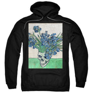 Punk Van Gogh Irises Skull - Sweatshirt