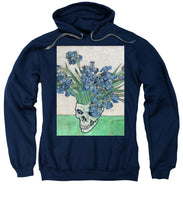 Punk Van Gogh Irises Skull - Sweatshirt