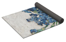 Punk Van Gogh Irises Skull - Yoga Mat