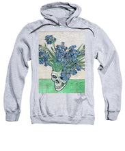 Punk Van Gogh Irises Skull - Sweatshirt