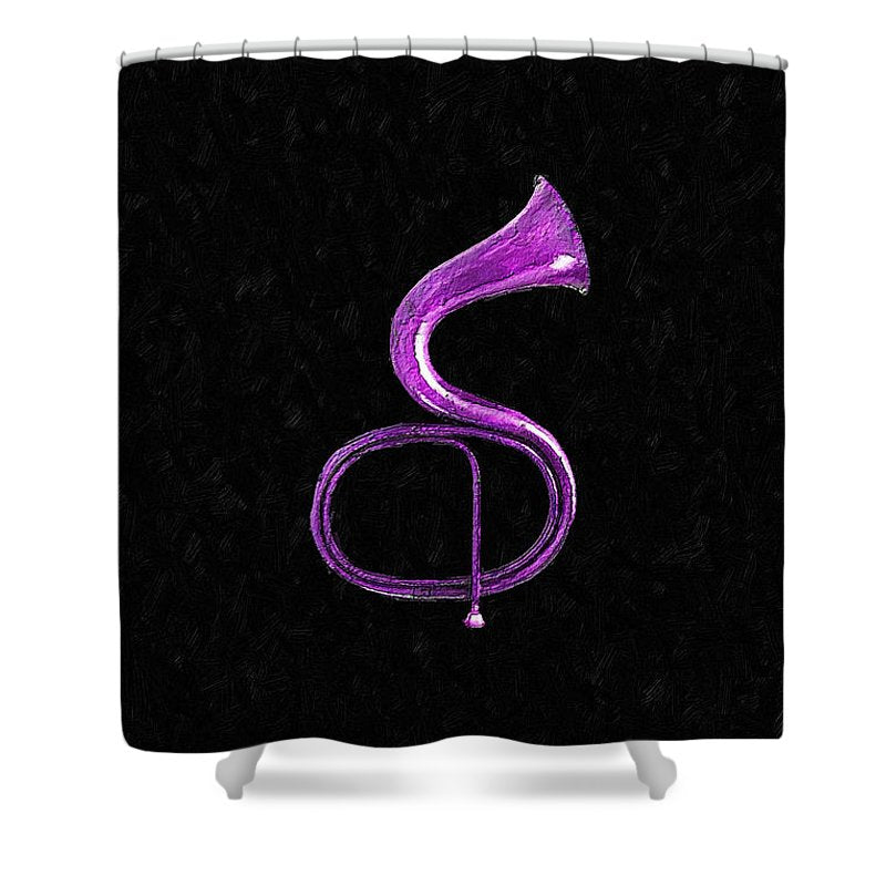 Purple Italian Basso - Shower Curtain