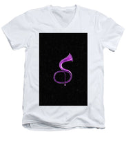 Purple Italian Basso - Men's V-Neck T-Shirt