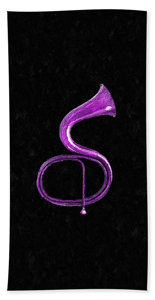 Purple Italian Basso - Beach Towel