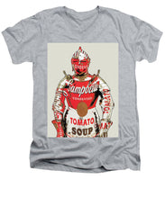 Red Knight - Men's V-Neck T-Shirt