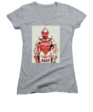 Red Knight - Women's V-Neck (Athletic Fit)
