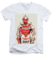 Red Knight - Men's V-Neck T-Shirt