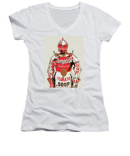 Red Knight - Women's V-Neck (Athletic Fit)