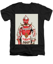 Red Knight - Men's V-Neck T-Shirt