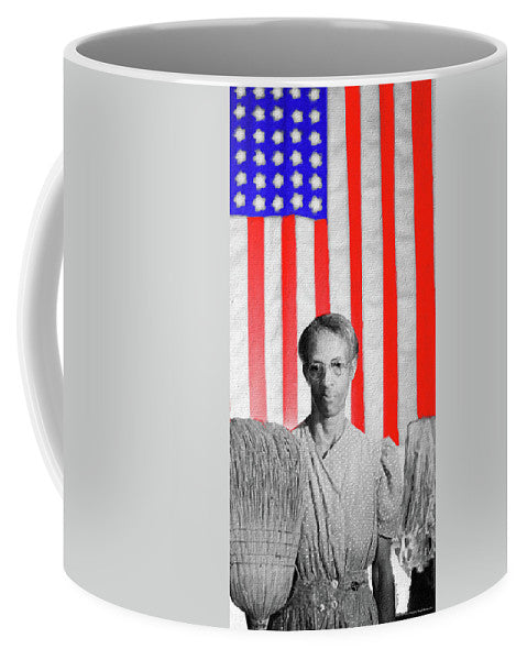 Red White Black And Blue Super Tall - Mug