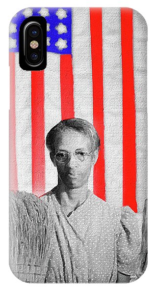 Red White Black And Blue Super Tall - Phone Case