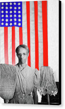 Red White Black And Blue - Canvas Print