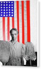 Red White Black And Blue - Canvas Print